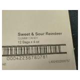 12 Bags Of Haribo Sweet And Sour Gummies