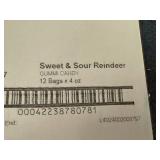 12 Bags Of Haribo Sweet And Sour Gummies