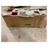 12Ct Of 9" Tapered Square Glass Vases