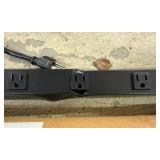 KMC 12 Outlet Heavy Duty Metal Surge Protector Power Strip-Works(Dented)