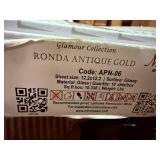 2x 10.336 sq ft Alma Ronda Antique Gold