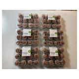CC. 6x 12ct Frozen Chocolate Mini Cupcakes-Best By 12/23/2025