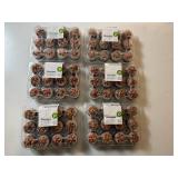 CC. 6x 12ct Frozen Chocolate Mini Cupcakes-Best By 12/23/2025