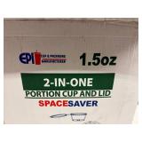 4x 50ct Sleeves 2-in-one 1.5oz Portion Cup & Attached Lid