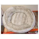 NEW RENUE SMALL CIRCULAR PET BED (CREAM)