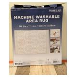 WYATT & ASH MACHINE WASHABLE AREA RUG-ZINNIA
