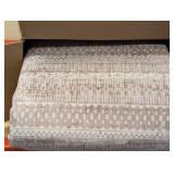 NEW WYATT & ASH OAKLEY TAUPE 9’ x 12’ MACHINE WASHABLE AREA RUG
