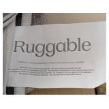 NEW RUGGABLE WASHABLE 8’ x 10’ RUG COVER & NONSLIP PAD