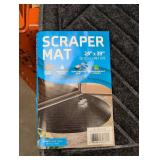 SCRAPER MAT 24” x 39” (BLACK)
