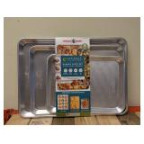 NORDIC WARE NATURALS 3PC. BAKING SHEET SET