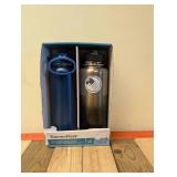 THERMO FLASK DOUBLE WALL INSULATED STAINLESS STEEL 2PK.