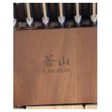 CANGSHAN HELENA SERIES 17-PIECE KNIFE BLOCK SET