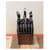 CANGSHAN HELENA SERIES 17-PIECE KNIFE BLOCK SET