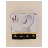 GLO TECH FOLDABLE TRAVEL LED MIRROR