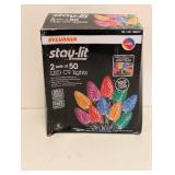 SYLVANIA STAY-LIT PLATINUM 2 SETOF 50 LED C9 LIGHTS INDOOR/OUTDOOR