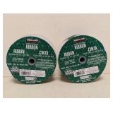 2 KIRKLAND SIGNATURE WIRE-EDGED RIBBON