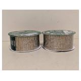 2 KIRKLAND SIGNATURE WIRE-EDGED RIBBON