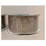 2 KIRKLAND SIGNATURE WIRE-EDGED RIBBON