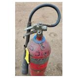 Vintage Old CO2 Shop Fire Extinguisher  Old Shop Fire Extinguisher