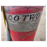 Vintage Old CO2 Shop Fire Extinguisher  Old Shop Fire Extinguisher