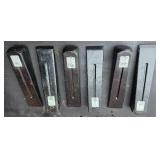 Six 5-lb Drop Forged Splitting Wedges.