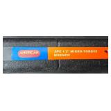 BRAND NEW 3 Piece 1/2" Micro-Torque Wrench with extension and 3/8" adapter