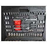 Stanley Socket set Incomplete, but comes with over 80 pieces including 1/4", 3/8" and 1/2" drives.