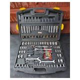 Stanley Socket set Incomplete, but comes with over 80 pieces including 1/4", 3/8" and 1/2" drives.