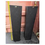 2 Model TSx330T Black POLK Speakers