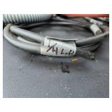 Tubing, 25ft Extension Cord, chain and 3/8" steel cable