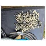 Tubing, 25ft Extension Cord, chain and 3/8" steel cable