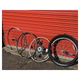 Lot of Bicycle Wheels