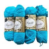 P - Large Assorted Yarn Lot including Red Heart, Blarney-Spun, Sayelle and More