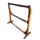 P - Vintage Wooden Quilt Stand