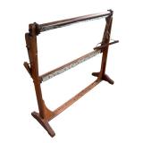 P - Vintage Wooden Quilt Stand