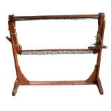 P - Vintage Wooden Quilt Stand