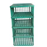 P - Yaffa 4-Tier Plastic Storage Shelf Unit