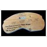 P - Pobbies Crafty Crafts Carved Wooden Clown Quartet Sculpture