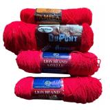 P - Large Collection of Assorted Yarn by Caron, Red Heart, TLC Essentials, Sayelle and More