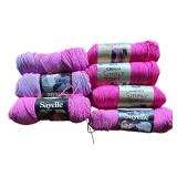 P - Large Collection of Assorted Yarn by Caron, Red Heart, TLC Essentials, Sayelle and More