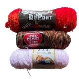 P - Large Collection of Assorted Yarn by Caron, Red Heart, TLC Essentials, Sayelle and More
