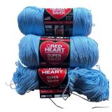 P - Large Mixed Yarn Collection including Red Heart, Homespun, Bernat, Patons and More