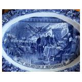 P - Vintage Declaration of Independence 1776 Platter