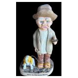 P - Set of 3 Pobbies Crafty Crafts Hand-Carved Western Figurines