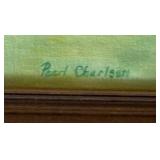 P - Original Floral Still Life Painting by Pearl Charlson