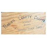 P - Honky Tonk Tom Hand Carved Wooden Sculpture by Pobbies Crafty Crafts