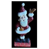 P - Set of 4 Pobbies Hand-Carved Wooden Holiday Figurines