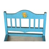 P - Vintage Wooden Doll Bed