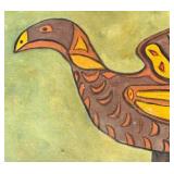 P - Beautiful Original Bird Painting by Pearl Charlson