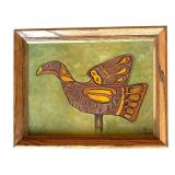 P - Beautiful Original Bird Painting by Pearl Charlson